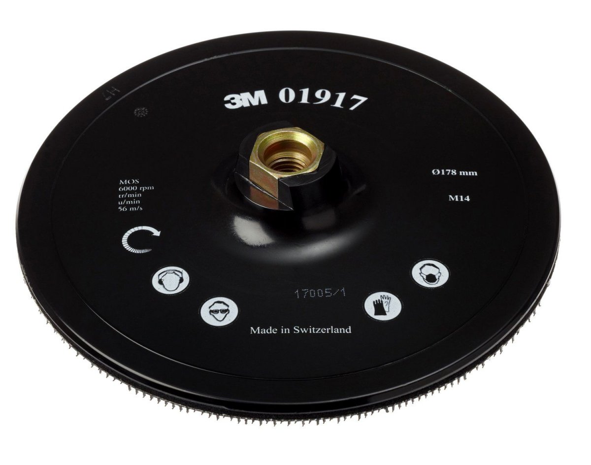 3M 01917 DH-AC Hookit čičak podloga Ø 178 mm/M14