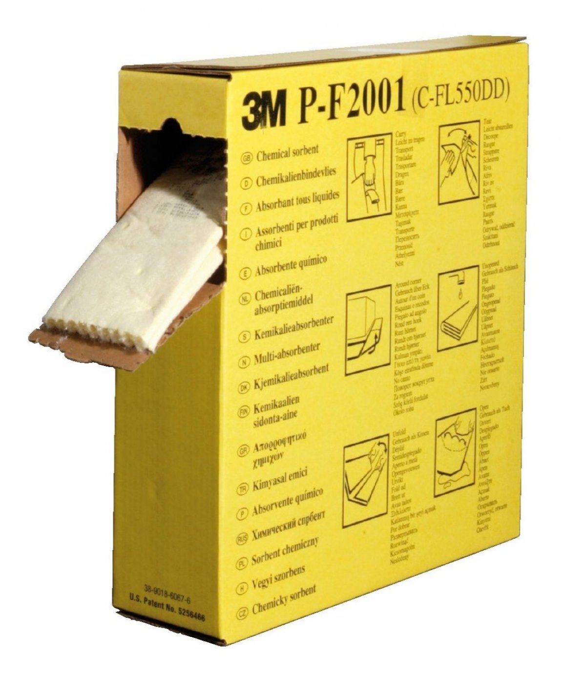 3M P-F2001/C-FL550DD Multi-Format upijač kemikalija