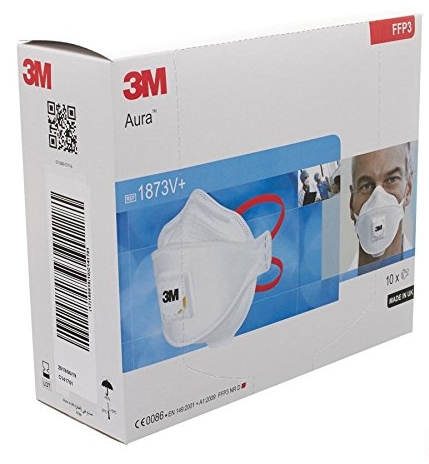 3M Aura 1873V+ FFP2 Medicinski jednokratni respirator