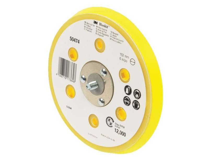 3M 50474 Hookit čičak podloga Ø 150 mm - 5/16