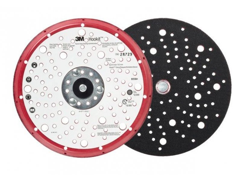 3M 28729 Hookit Multihole čičak podloga Ø 150 mm -5/16